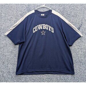 VTG Dallas Cowboys Jersey Shirt Mens XL NFL Football Spellout Logo Retro Blue